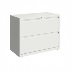 Hirsh 36-in Wide HL10000 Series 2 Drawer Lateral File Cabinet, White - Legal - White