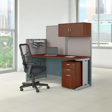 Office In An Hour Mobile File Cabinet By Bush Business Furniture - Hansen Cherry 3 Office In An Hour Mobile File Cabinet By Bush Business Furniture - Hansen Cherry - Image 3