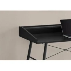 Computer Desk/ Home Office/ Laptop/ Storage Shelves/ 48"L/ Work/ Metal/ Laminate/ Black/ Contemporary/ Modern -Office Storage Sales 898939a3 f606 4c01 834a a8c4dfc98ade