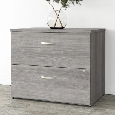 Studio A 2 Drawer Lateral File Cabinet By Bush Business Furniture - Storm Gray 2 Studio A 2 Drawer Lateral File Cabinet By Bush Business Furniture - Storm Gray - Image 2