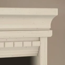 Fairview Antique White 5-shelf Bookcase - Antique - Antique White -Office Storage Sales 8a120432 ee4f 4b24 9bcc 935e71005e94