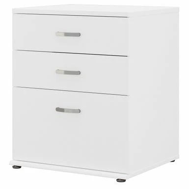 Universal Storage Cabinet With Drawers By Bush Business Furniture - Platinum Gray 13 Universal Storage Cabinet With Drawers By Bush Business Furniture - Platinum Gray - Image 13