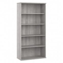 Hybrid Tall 5 Shelf Bookcase By Bush Business Furniture - Storm Gray -Office Storage Sales 8caef4c4 db67 40da 90da 7c498dffcca7