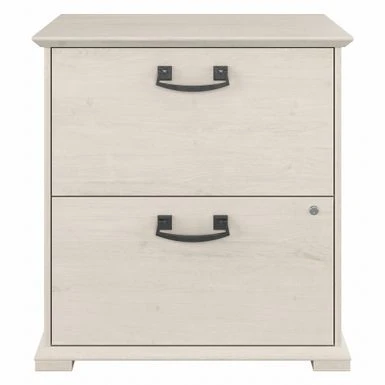 Homestead Farmhouse Lateral File Cabinet By Bush Furniture - Linen White Oak 17 Homestead Farmhouse Lateral File Cabinet By Bush Furniture - Linen White Oak - Image 17