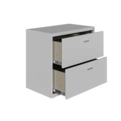 Space Solutions 2 Drawer 30in Arc Pull Lateral Cabinet Arctic Silver - Grey -Office Storage Sales 8d660a7c 2c92 46c5 96fd d2d19dd0d9b7