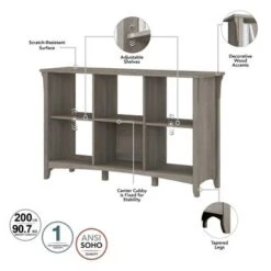 Salinas 6 Cube Organizer - Grey -Office Storage Sales 8e623149 a360 4c49 9cb9 f150591deac2
