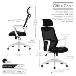 Porthos Home Cory Swivel Office Chair, Tall Mesh Back, Height Adjustable Seat - Blue 27 Porthos Home Cory Swivel Office Chair, Tall Mesh Back, Height Adjustable Seat - Blue -Office Storage Sales 8e685a08 0dce 4c7e 8ab9 aa4533ee2e0c