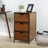 Carbon Loft Maloney 3-drawer Storage Cabinet - Walnut Finish - Walnut