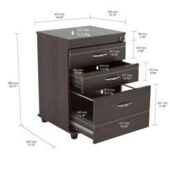 Porch & Den Fremont 3-drawer Espresso File Cabinet - Locking File Cabinet, Espresso -Office Storage Sales 9316f14e e4eb 41cd 946b 5150e11ddd1a