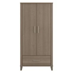 Somerset Tall Entryway Cabinet With Doors And Drawer By Bush Furniture - Platinum Gray -Office Storage Sales 93e13ab9 75e5 45a9 9462 7aa9bf321293