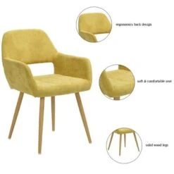Carson Carrington Scandinavian Side Office Task Chair - Yellow/Velvet -Office Storage Sales 95d8df26 5b61 48d9 a156 d621bc6134e2