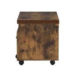 One Drawer File Cabinet In Weathered Oak And Black - Weathered Oak And Black - Letter -Office Storage Sales 965a9689 05c9 4231 8bab db632b9d0d49