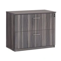 Medina Locking Lateral File With 2 Drawers, Letter And/or Legal - Grey
