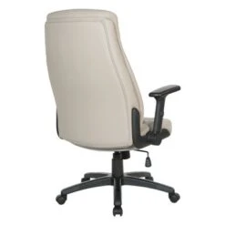 Executive Bonded Leather Office Chair - Taupe -Office Storage Sales 9780f5f2 d8b5 4e11 b045 c888bf363d22