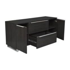 Rye Studio Tivoli Credenza With 2 Filing Drawers And 2 Doors - Grey -Office Storage Sales 9840ac33 8b3f 4428 9d86 a2dd995239e8