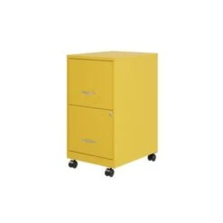 Space Solutions 18" 2 Drawer Mobile Smart Vertical File Cabinet, Teal - Silver - Letter -Office Storage Sales 9a6f4d7a 2dee 4e0f 9793 0746183c894e