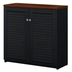 Fairview Storage Cabinet With Doors And Shelves By Bush Furniture - 31.73"L X 12.76"W X 30.71"H - Cape Cod Gray 37 Fairview Storage Cabinet With Doors And Shelves By Bush Furniture - 31.73"L X 12.76"W X 30.71"H - Cape Cod Gray -Office Storage Sales 9d7121ce 281a 42bb a4eb c892a437966f