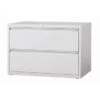 8000 Series 42" Wide 2-Drawer Lateral File Cabinet, Light Gray - Locking - Grey - Steel/Metal