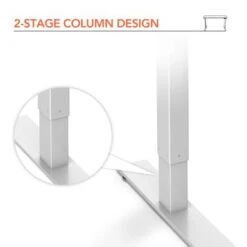 FlexiSpot Electric Home Office Height Adjustable Standing Desk Whole Piece Desktop Computer Desk 2-Button Controller - 40"x24" - White And Maple -Office Storage Sales 9dbc597b e11b 4aa7 a486 97b42df83973