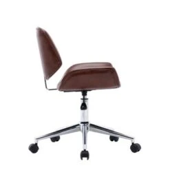 Porthos Home Orli Office Chair, PU Or Fabric Upholstery, Contoured Back/Seat - Black - PU -Office Storage Sales 9f519f42 5b51 4fcc 8f3f b73daff93f6e