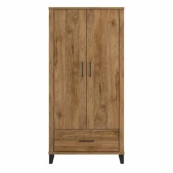 Somerset Tall Entryway Cabinet With Doors And Drawer By Bush Furniture - Fresh Walnut -Office Storage Sales 9fa066ca 0c24 4a81 9948 f66f1e5a511c