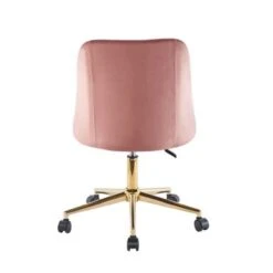 Porthos Home Ryo Swivel Office Chair, Velvet, Gold Chrome Legs - Grey -Office Storage Sales a3837bd7 97bb 4460 ab70 4b8b4b1eb9f4