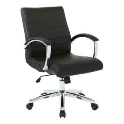 Executive Low Back Faux Leather Chair With Chrome Arms And Base - Single - White -Office Storage Sales a3c9b558 89d5 4bdd a286 8ebd3a0dc80a
