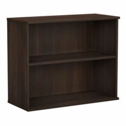 Hybrid Small 2 Shelf Bookcase By Bush Business Furniture - Platinum Gray -Office Storage Sales a48eb1ba 4810 4e51 946a 045fa58e77de