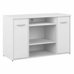 Studio C 48W Storage Cabinet With Doors By Bush Business Furniture - White -Office Storage Sales a4f5be57 44c4 43e0 a491 2b3a5423949e