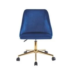 Porthos Home Ryo Swivel Office Chair, Velvet, Gold Chrome Legs - Grey -Office Storage Sales a50f5341 3cb8 4a69 970b 77c0f2f7bb14