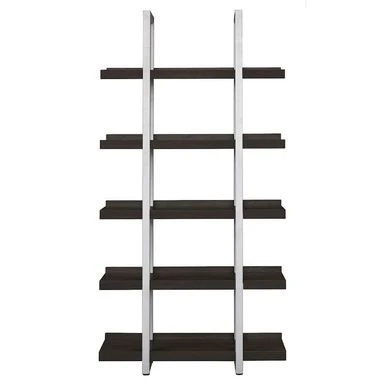 Rye Studio Tivoli Contemporary Open Bookcase With 5 Shelves - Espresso 8 Rye Studio Tivoli Contemporary Open Bookcase With 5 Shelves - Espresso - Image 8