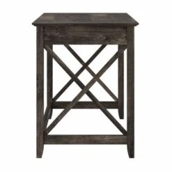 Key West 48W Writing Desk By Bush Furniture - Shiplap Gray/Pure White -Office Storage Sales a56d8ba5 4664 48f3 8de1 771d637d9345