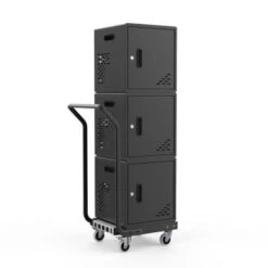 Luxor 30-Device Modular Charging Cart - N/A - Black