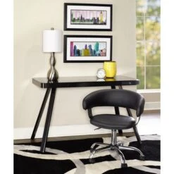 Verona Adjustable Desk Chair Black -Office Storage Sales a609177b ac4f 4bea a605 8a39c3f90e01
