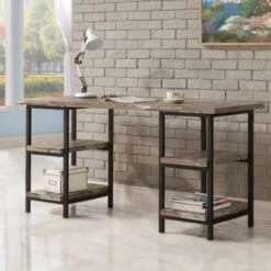 Coaster Furniture Kemper Salvaged Cabin 4-shelf Writing Desk - Salvaged Cabin -Office Storage Sales a6843a71 7fd0 40d0 8dba 688389520414