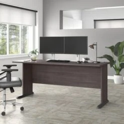 Studio A 72W Computer Desk By Bush Business Furniture - Storm Gray