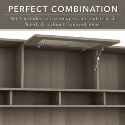 Cabot 60W L-Shaped Desk With Hutch And File Cabinet By Bush Furniture - Harvest Cherry -Office Storage Sales a688382f b439 403a 8cb4 461bcadd8c52