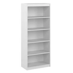 Universel 30W Standard 5 Shelf Bookcase By Bestar - Pure White