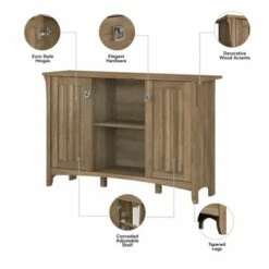 Salinas Accent Storage Cabinet By Bush Furniture - Tan -Office Storage Sales a81e15ac 119e 4364 ae09 a303d286e269