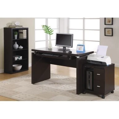 Office/ File Cabinet/ Printer Cart/ Rolling File Cabinet/ Mobile/ Storage/ Work/ Laminate/ Brown/ Contemporary/ Modern 3 Office/ File Cabinet/ Printer Cart/ Rolling File Cabinet/ Mobile/ Storage/ Work/ Laminate/ Brown/ Contemporary/ Modern - Image 3