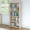 Fairview Antique White 5-shelf Bookcase - Antique - Antique White