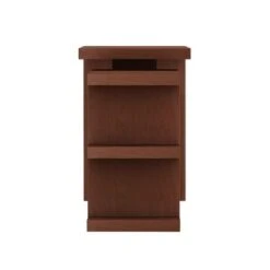 Somette Motion Home Office Desk With Shelves - Walnut Finish - Walnut -Office Storage Sales a983988a db29 4a14 9572 cb545996c57a