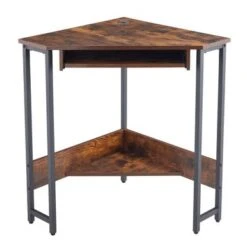 Solid Wood/MDF Corner Computer Desk - Black -Office Storage Sales aa0f4657 0787 4840 9843 87d89b789175