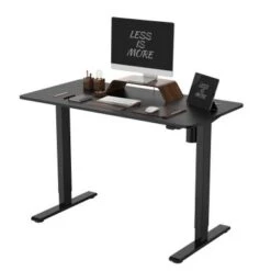FlexiSpot 48"x24" Whole Piece Desktop Home Office Standing Desk Height Adjustabel Desk Computer Desk - White -Office Storage Sales aab0131a b38d 43ca b9f9 4e21387a7aab