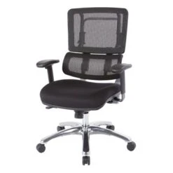 Vertical Black Mesh Back Managers Chair With Fabric Seat In Coal Black - Black -Office Storage Sales aab256bf 4d47 41a5 b883 abc857be1869