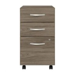 Hybrid 3 Drawer Mobile File Cabinet By Bush Business Furniture - Black Walnut -Office Storage Sales ac66d7ae 8d4d 4bad b590 df7c236a22e1