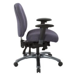 Multi-Function Mid-Office Chair With Seat Slider And Titanium Finish Base - Black -Office Storage Sales ad934a6e 2665 46fa 968f 00b4bf11fdd9