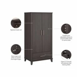 Somerset Tall Storage Cabinet With Doors And Drawer By Bush Furniture - Platinum Gray 37 Somerset Tall Storage Cabinet With Doors And Drawer By Bush Furniture - Platinum Gray -Office Storage Sales adce6eb4 8330 41ce 8579 9a6d49e6503b