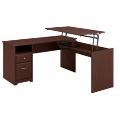 60W 3-position L-shaped Sit To Stand Desk By Bush Furniture - White 31 60W 3-position L-shaped Sit To Stand Desk By Bush Furniture - White -Office Storage Sales ae0584e6 94a1 4484 8e63 b472829aeaab