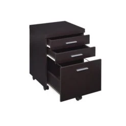 Skylar 3-drawer Mobile File Cabinet Cappuccino -Office Storage Sales ae59055c 9664 459b 8220 9dbb18b2de0e
